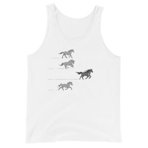 Camiseta de tirantes YNSC — en la carrera