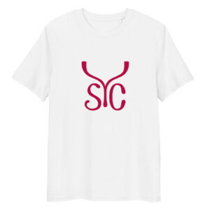 Camiseta de algodón unisex YSC — rojo presente
