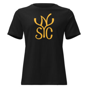 Camiseta entallada YNSC — amarillo intenso