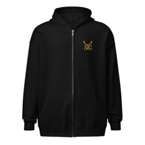 Sudadera gruesa unisex con capucha y cremallera YSC — unión infinita