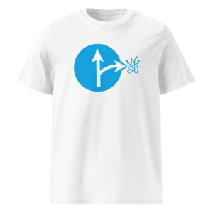 Camiseta unisex YNSC — dirección → el corazón